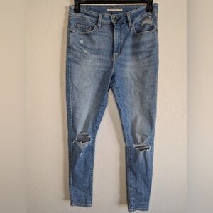 NWOT Levi's Women's 721 High Rise Distressed Skinny Jeans Size 29x30